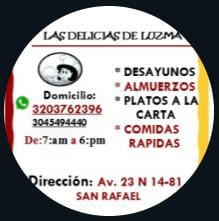 LAS DELICIAS DE LUZMA ZIPAQUIRA