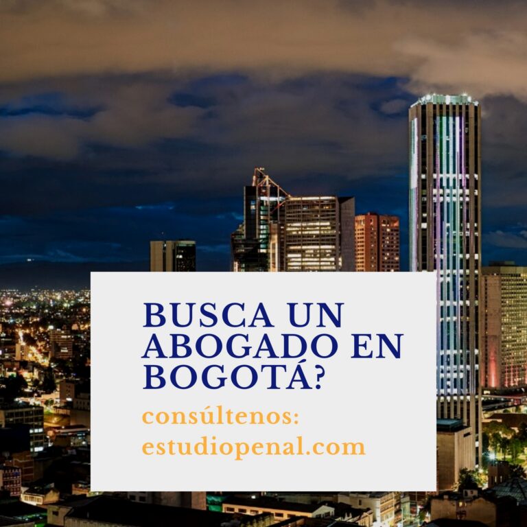 Estudio Penal | Abogados Penalistas En Bogotá